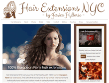 Tablet Screenshot of hairextensions-nyc.com